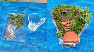 How To Make A Simple And Easy Terrarium At Home| Moss Terrarium| DIY Fairy Garden Idea| Mini Garden