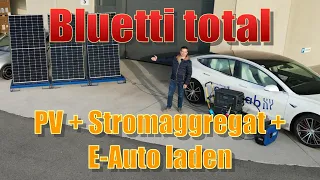 Was kann eine Bluetti AC300 – Notstrom / PV / Stromaggregat / E-Auto laden