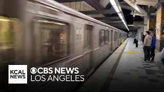 Suspect arrested after fatally stabbing woman in the neck at LA Metro station