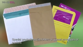 W+D 341 Video - the ultimate production system for large size envelopes and pockets