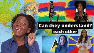 Can these 4 French-based creole speakers understand each other?