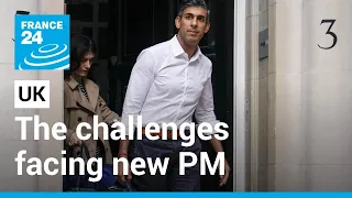 'Profound economic challenge':  The tough issues facing new UK PM Sunak • FRANCE 24 English