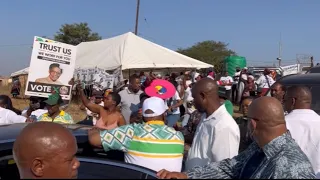 Injabulo kwabe IFP bebona President Zuma baze bamshutha evota eNkandla