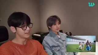 060922 TXT beomgyu & Soobin reaction to NEW JEANS   ATTENTION performance #soogyu#soobin#beomgyu#txt