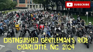 DISTINGUISHED GENTLEMAN’S RIDE. Charlotte 2024