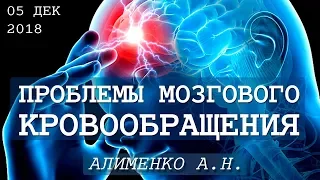 Проблемы мозгового кровообращения. Алименко А.Н. (12.12.2018)