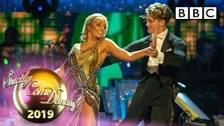 Saffron Barker and AJ Foxtrot to 'Theme From New York, New York' - Week 5 | BBC Strictly 2019