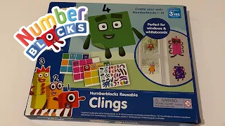 Number Blocks reusable clings 🥰