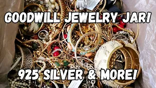 925 Silver & More! Goodwill Jewelry Jar Unboxing from ShopGoodwill! To Resale on Poshmark & eBay!