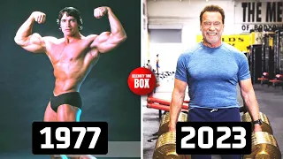 PUMPING IRON Cast 1977 Then and Now 2023 Arnold Schwarzenegger