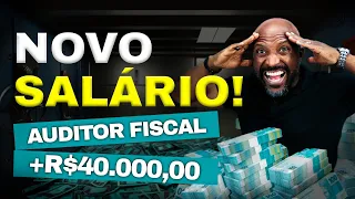 Novo Salário AUDITOR FISCAL - chega no TETO do STF? #auditorfiscal #receitafederal #concursopublico