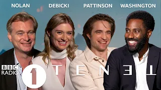 "GENIUS!" Christopher Nolan and the Tenet cast on crashing planes and running up buildings.