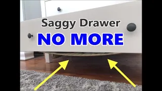 How to Fix Saggy Drawers from IKEA (or anywhere else)