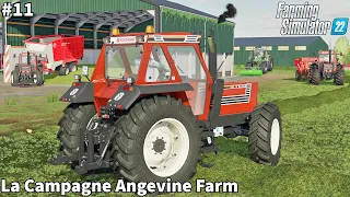 Bringing Water & Feeding Animals, Picking Up Grass Silage│La Campagne Angevine│FS 22│Timelapse#11