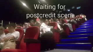 Infinity War End credit scene Audience reaction in HD