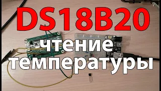 Чтение температуры с датчика DS18B20 по 1-Wire с помощью программы "SPI via FTDI"