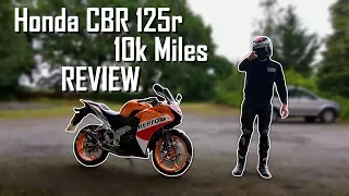 Honda CBR 125r 2017 10k Miles Review!