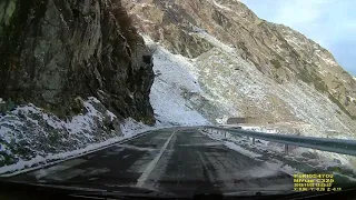 TIME-LAPSE WINTER ON TRANSFAGARASAN - ROMANIA