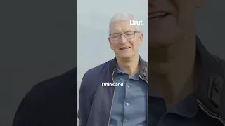 Apple CEO Tim Cook told Brut what Apple phones will look like in 20-30 years.