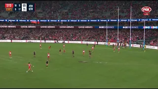 Tom McCartin Kick After The Siren - Sydney v Gws Round 5 2021