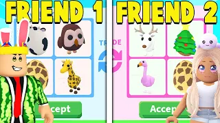 I made my FRIENDS EGG BATTLE in Adopt Me!