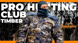 Теплый и бесшумный комплект одежды для охоты зимой. Remington Pro Hunting Club Timber