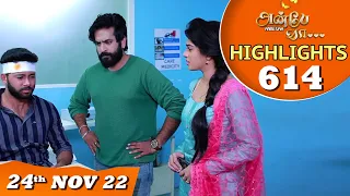 Anbe Vaa Serial | EP 614 Highlights | 24th Nov 2022 | Virat | Delna Davis | Saregama TV Shows Tamil