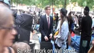 Occupy Wall Street Solicits Wall Street Banker