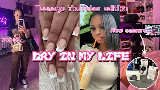 D☆Y IN MY LIFE |Teenage YouTuber| new camera,nails,hair,school etc.. || Ra’Mariah Alexia