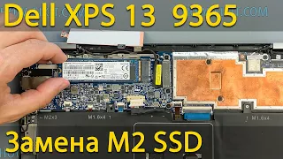 Как установить M2 SSD в ноутбук Dell XPS 13 9365