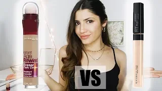 FIT ME vs AGE REWIND ¿CUÁL ES MEJOR? Manchas, acné y ojeras  | Niki Mayo