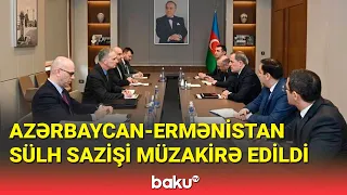 Ceyhun Bayramov ABŞ rəsmisi ilə görüşdü - BAKU TV (17.04.2023)