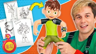 DESAFIO: DESENHANDO OS ALIENS MAIS IRADOS DE BEN 10 | Gato Galactico