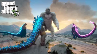 Godzilla Heisei Godzilla Shin Godzilla vs Giant George - GTA V Mods