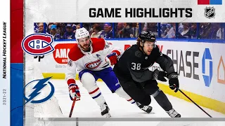 Canadiens @ Lightning 4/2 | NHL Highlights 2022