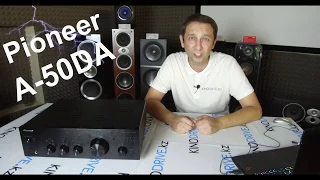 Линейка усилителей Pioneer A-10 A-20 A-30 A-50 обзор.