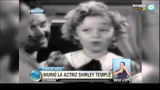 Visión 7: Murió la actriz Shirley Temple