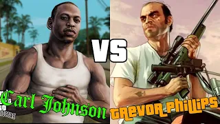 Trevor Philips VS Carl Johnson ¿Quien ganaria?