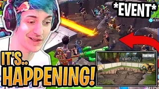 Ninja INVITES 99 Stream Snipers to *ACTIVATE* the New Dig Site Event! - Fortnite Moments