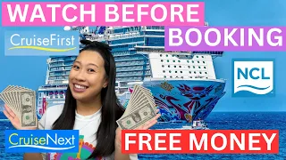 FREE MONEY CRUISE TIPS: NORWEGIAN'S CRUISEFIRST AND CRUISENEXT