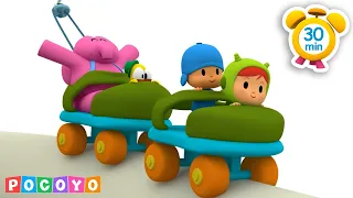 🎡 24h em um parque de diversões | POCOYO PORTUGUÊS BRASIL | [30 min] Desenhos animados para crianças