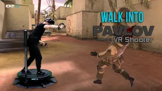 Walk Into PAVLOV on KAT Walk C - First Personal VR Treadmill!