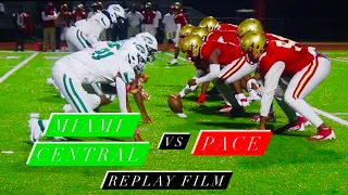 Miami Central Rockets vs Pace Spartans - REPLAY FILM #FootballFilmFanatics
