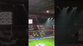 Just listen to this! What an incredible atmosphere at the San Siro 🤩 #milan #psg #football