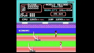 Cheating at NES Track & Field! Look how Fast I Run! Cheating at NES to win!TheJoePlaysGames! #gaming