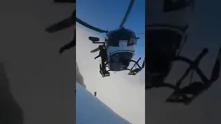 Dramatic Helicopter rescue in Chamonix