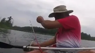 Guy Catches two Fish With Single Bait - 1001546