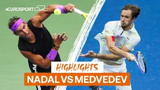 Rafael Nadal vs Daniil Medvedev Final at the 2019 US Open | Eurosport Tennis