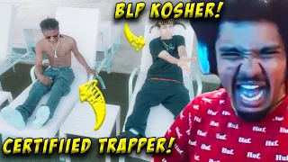 THE DUO NOBODY KNEW THEY NEEDED!!! | BLP KOSHER X CERTIFIED TRAPPER "KOSHER CERTIFIED" (REACTION!!)