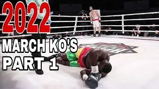 MMA AND BOXING KNOCKOUTS MARCH 2022 PART 1 HD 🔥